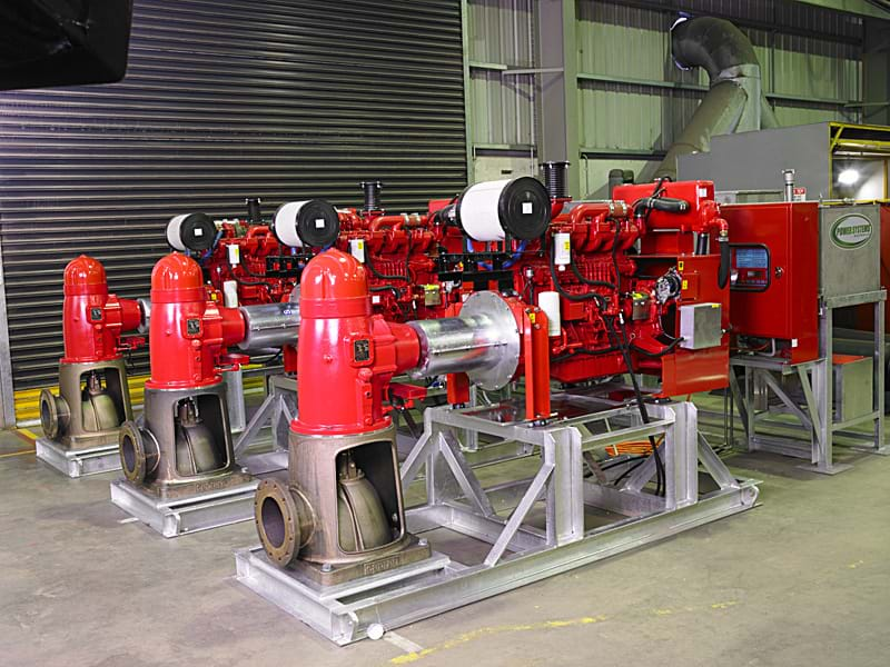 Sprinkler Hydrant and Combined System Pumps